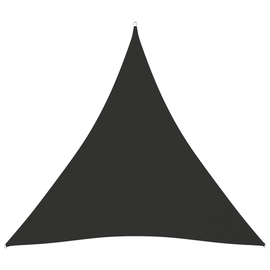 vidaXL Voile de parasol tissu oxford triangulaire 4x4x4 m anthracite