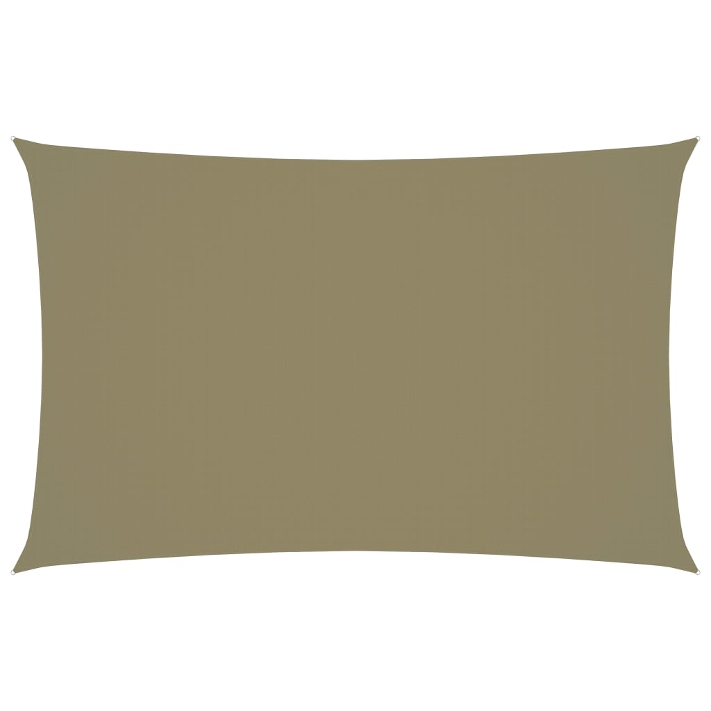 vidaXL Voile de parasol tissu oxford rectangulaire 2x4,5 m beige