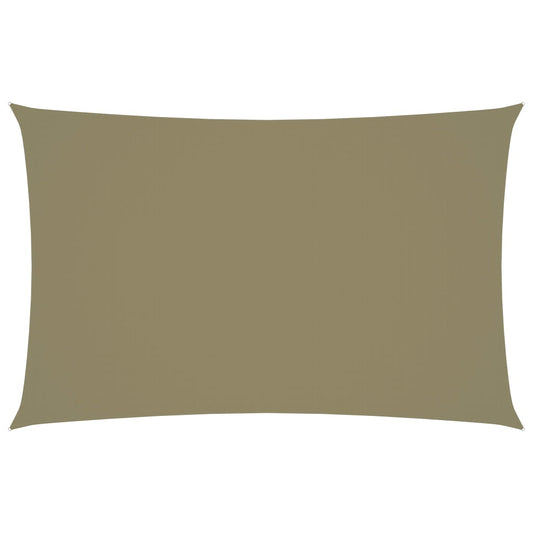 vidaXL Voile de parasol tissu oxford rectangulaire 2x4,5 m beige
