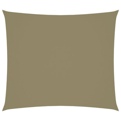 vidaXL Voile de parasol tissu oxford rectangulaire 2,5x3 m beige