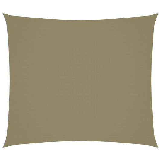 vidaXL Voile de parasol tissu oxford rectangulaire 2,5x3 m beige