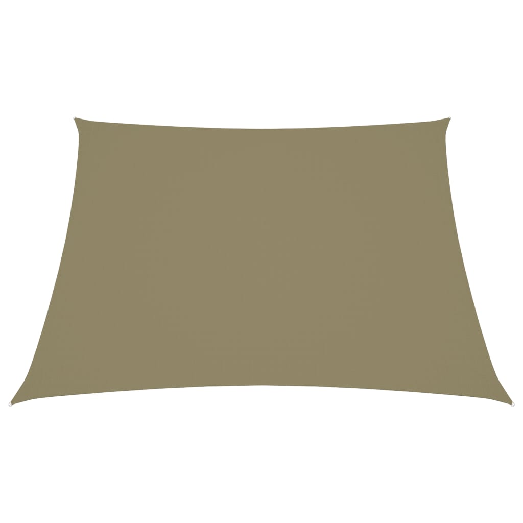 vidaXL Voile de parasol tissu oxford rectangulaire 2,5x3 m beige
