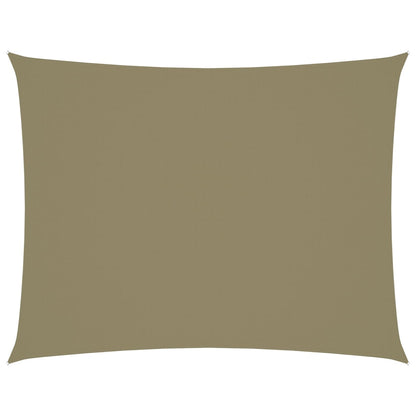 vidaXL Voile de parasol tissu oxford rectangulaire 2,5x4 m beige