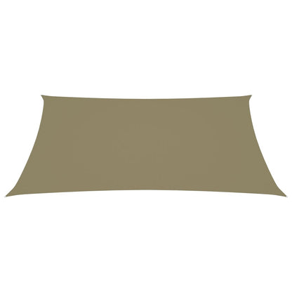 vidaXL Voile de parasol tissu oxford rectangulaire 2,5x4 m beige