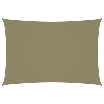 vidaXL Voile de parasol tissu oxford rectangulaire 2,5x4,5 m beige