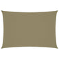 vidaXL Voile de parasol tissu oxford rectangulaire 2,5x4,5 m beige