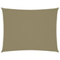 vidaXL Voile de parasol tissu oxford rectangulaire 3,5x4,5 m beige
