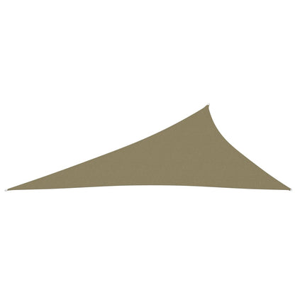 vidaXL Voile de parasol tissu oxford triangulaire 3x4x5 m beige