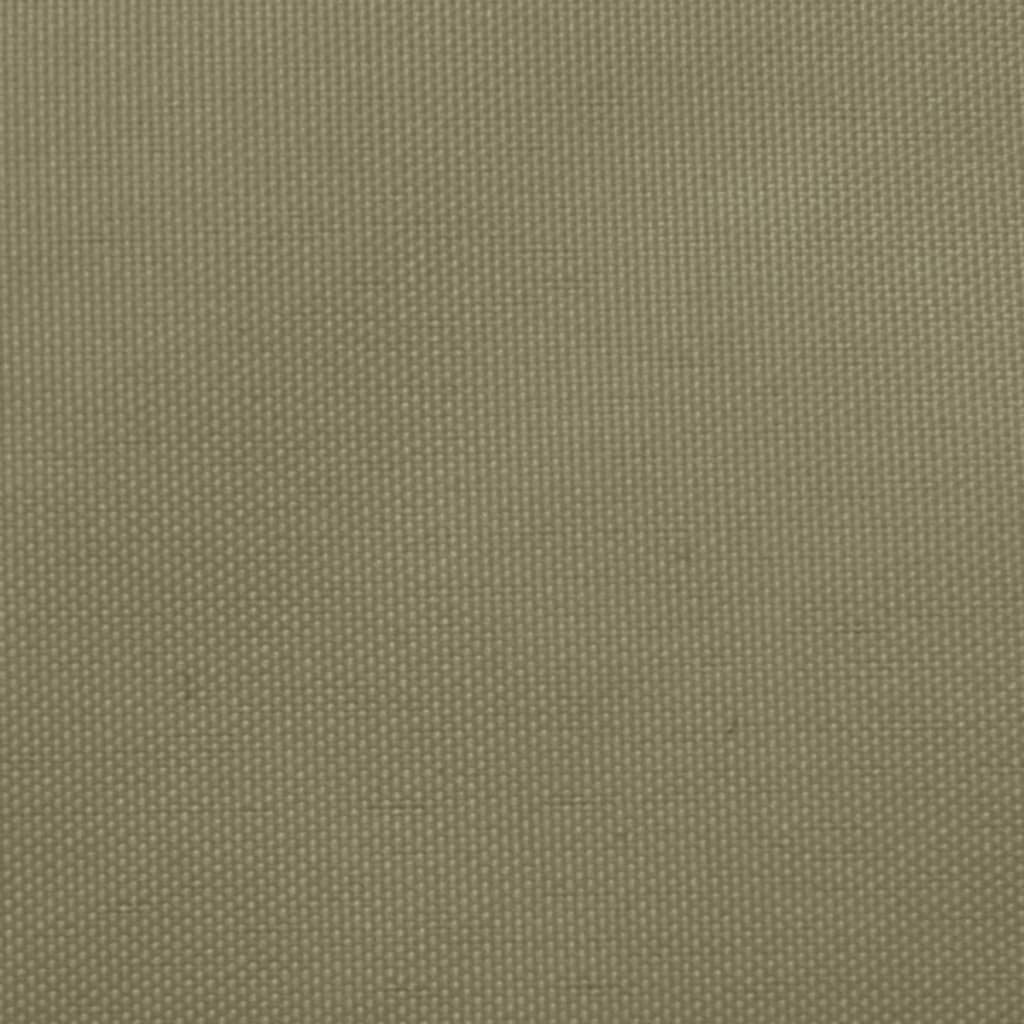 vidaXL Voile de parasol tissu oxford triangulaire 3x4x5 m beige