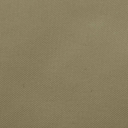 vidaXL Voile de parasol tissu oxford triangulaire 3x4x5 m beige