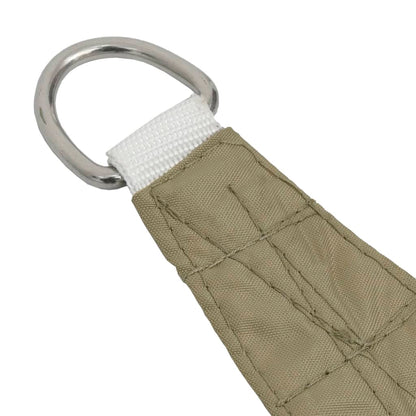 vidaXL Voile de parasol tissu oxford triangulaire 3x4x5 m beige