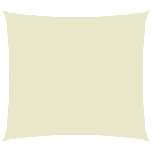 vidaXL Voile de parasol tissu oxford rectangulaire 2x3 m crème