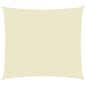 vidaXL Voile de parasol tissu oxford rectangulaire 2x3 m crème