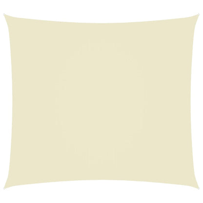 vidaXL Voile de parasol tissu oxford rectangulaire 2x3,5 m crème