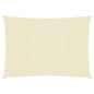 vidaXL Voile de parasol tissu oxford rectangulaire 2,5x4,5 m crème