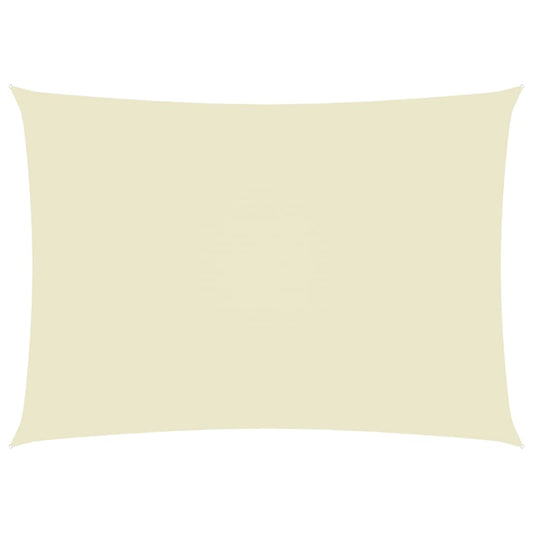 vidaXL Voile de parasol tissu oxford rectangulaire 2,5x5 m crème