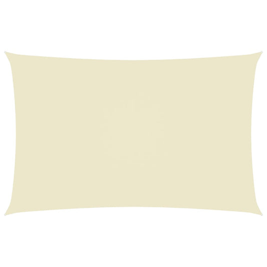 vidaXL Voile de parasol tissu oxford rectangulaire 3x6 m crème