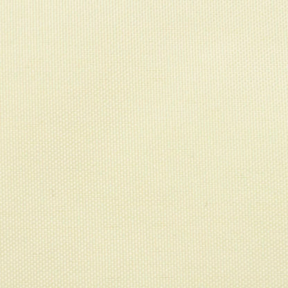 vidaXL Voile de parasol tissu oxford triangulaire 3x3x3 m crème