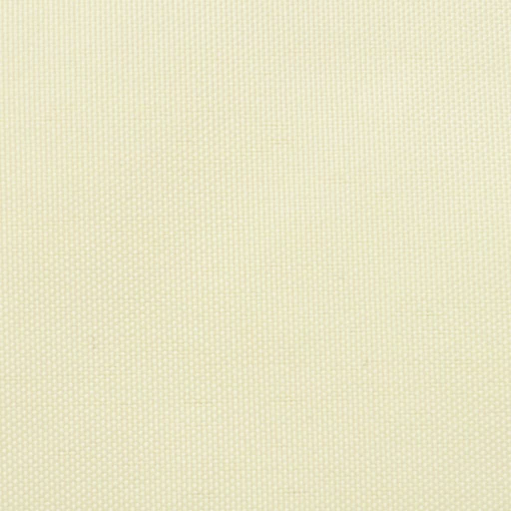 vidaXL Voile de parasol tissu oxford triangulaire 4x4x5,8 m crème
