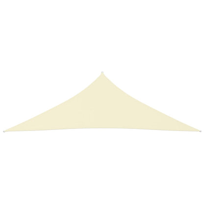 vidaXL Voile de parasol tissu oxford triangulaire 5x5x6 m crème