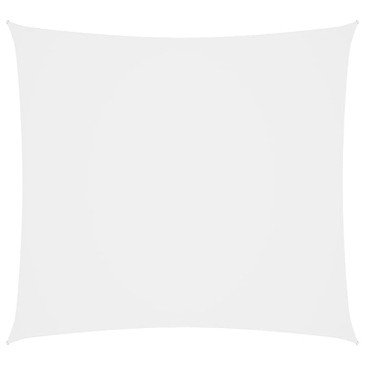 vidaXL Voile de parasol tissu oxford carré 2x2 m blanc