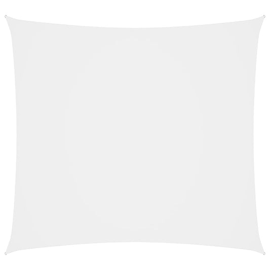 vidaXL Voile de parasol Tissu Oxford carré 3,6x3,6 m Blanc