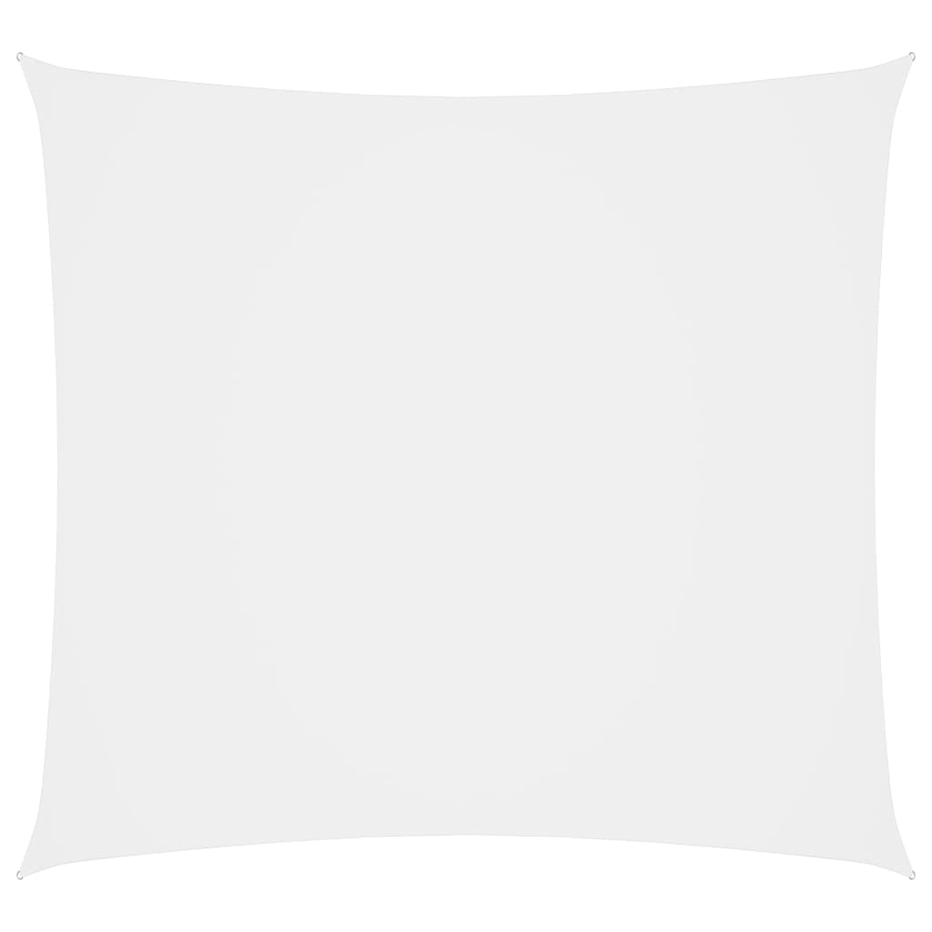vidaXL Voile de parasol tissu oxford carré 4x4 m blanc