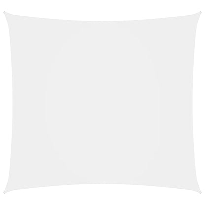 vidaXL Voile de parasol Tissu Oxford carré 6x6 m Blanc