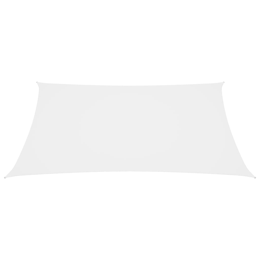 vidaXL Voile de parasol tissu oxford carré 7x7 m blanc