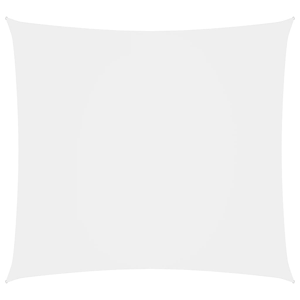 vidaXL Voile de parasol tissu oxford rectangulaire 2x2,5 m blanc