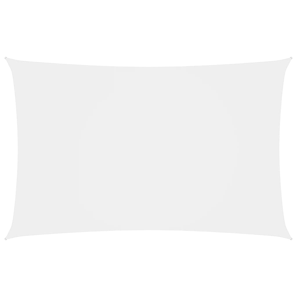 vidaXL Voile de parasol tissu oxford rectangulaire 2x4,5 m blanc