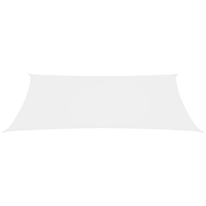 vidaXL Voile de parasol tissu oxford rectangulaire 2x5 m blanc