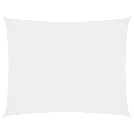 vidaXL Voile de parasol tissu oxford rectangulaire 2,5x3,5 m blanc