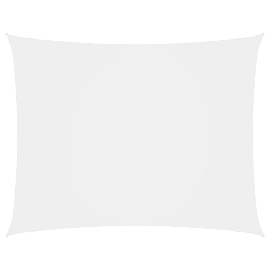 vidaXL Voile de parasol tissu oxford rectangulaire 2,5x4 m blanc