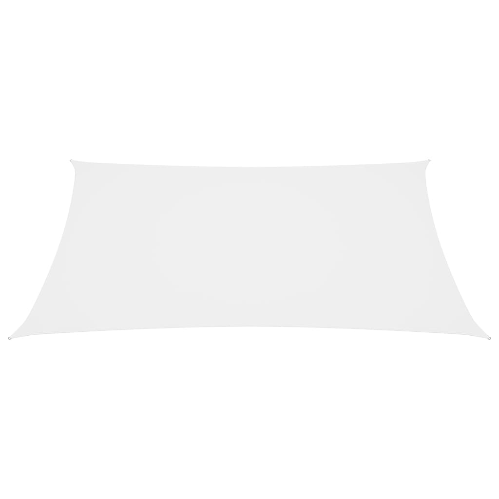 vidaXL Voile de parasol tissu oxford rectangulaire 3x4 m blanc