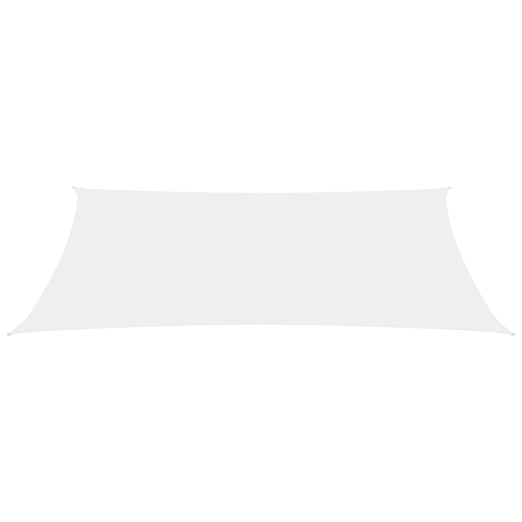 vidaXL Voile de parasol tissu oxford rectangulaire 3x6 m blanc
