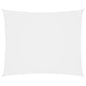 vidaXL Voile de parasol tissu oxford rectangulaire 4x5 m blanc