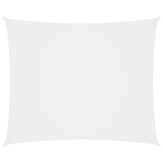vidaXL Voile de parasol tissu oxford rectangulaire 4x6 m blanc