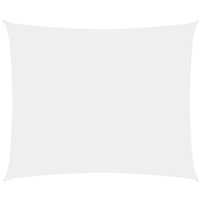 vidaXL Voile de parasol tissu oxford rectangulaire 5x6 m blanc