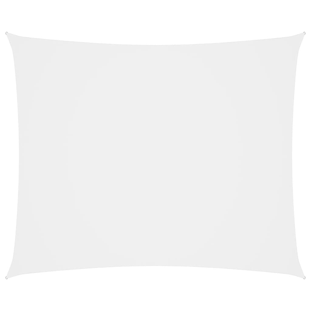 vidaXL Voile de parasol Tissu Oxford rectangulaire 5x7 m Blanc