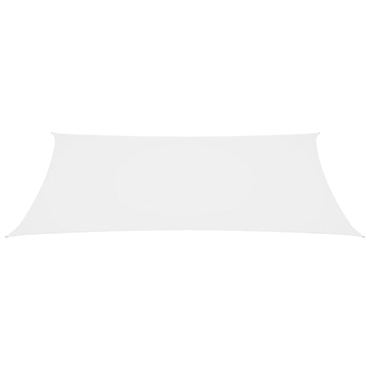 vidaXL Voile de parasol tissu oxford rectangulaire 5x8 m blanc