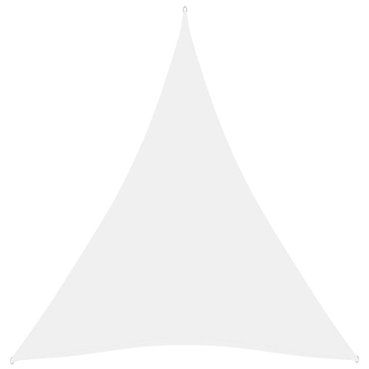 vidaXL Voile de parasol tissu oxford triangulaire 3x4x4 m blanc