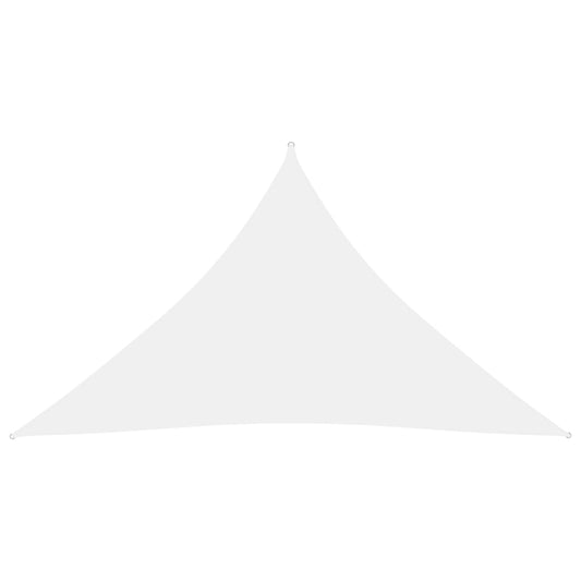vidaXL Voile de parasol tissu oxford triangulaire 4x4x5,8 m blanc
