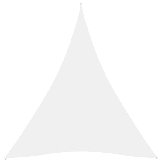 vidaXL Voile de parasol tissu oxford triangulaire 5x6x6 m blanc