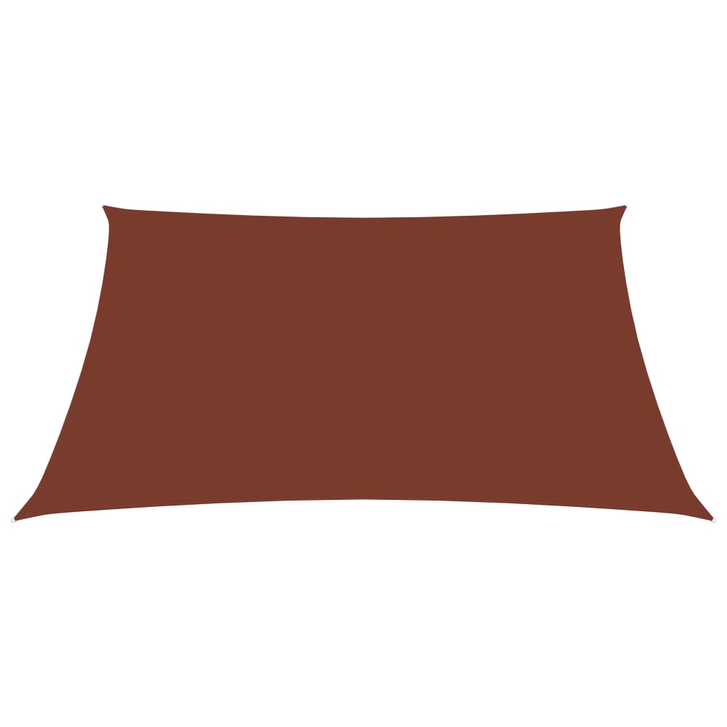 vidaXL Voile de parasol tissu oxford rectangulaire 3x4 m terre cuite
