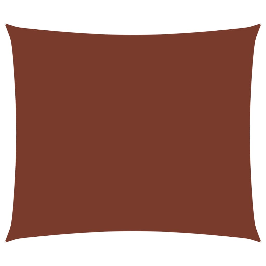 vidaXL Voile de parasol tissu oxford rectangulaire 3x4,5 m terre cuite