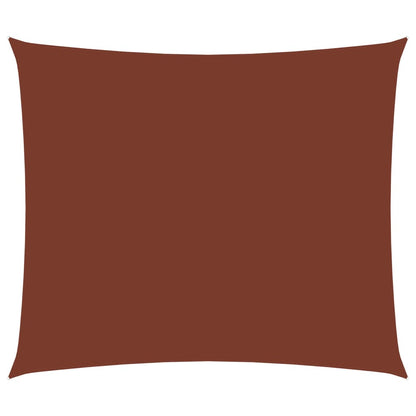 vidaXL Voile de parasol tissu oxford rectangulaire 3x4,5 m terre cuite