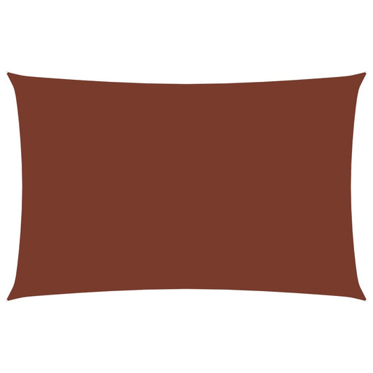 vidaXL Voile de parasol tissu oxford rectangulaire 3x5 m terre cuite