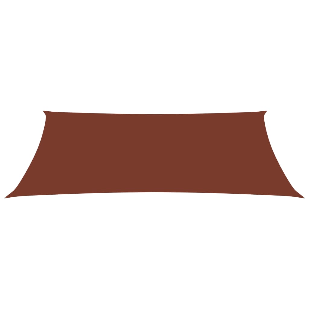 vidaXL Voile de parasol tissu oxford rectangulaire 3x5 m terre cuite