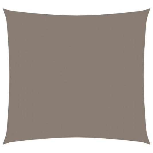 vidaXL Voile de parasol tissu oxford carré 2x2 m taupe